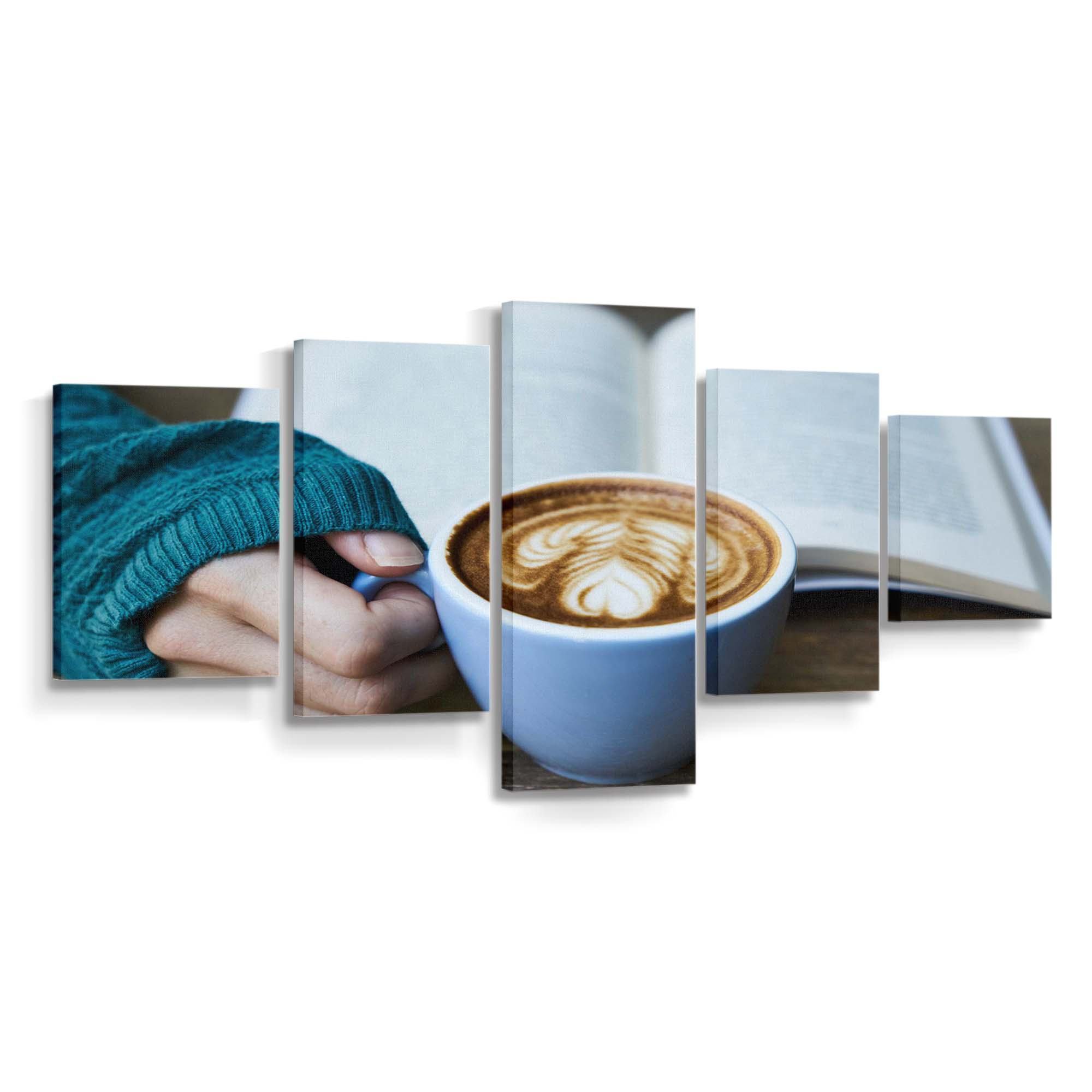 drinking coffee while reading wallpaper